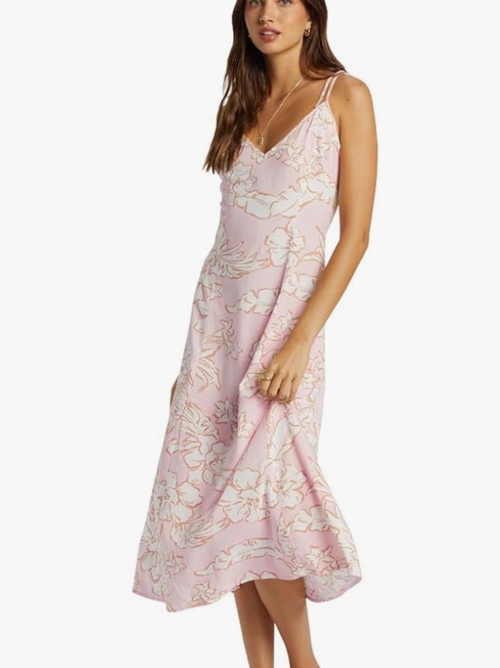 BILLABONG Womens Sweet Sunshine V-Neck Midi DressDress Medium Surf
